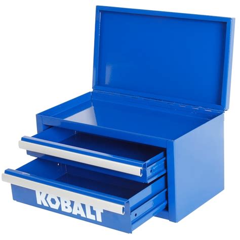 kobalt mini 10.83-in 2-drawer steel tool box|kobalt roll around tool box.